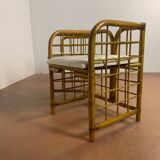 Rattan armchairs