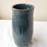 Blue stoneware vase