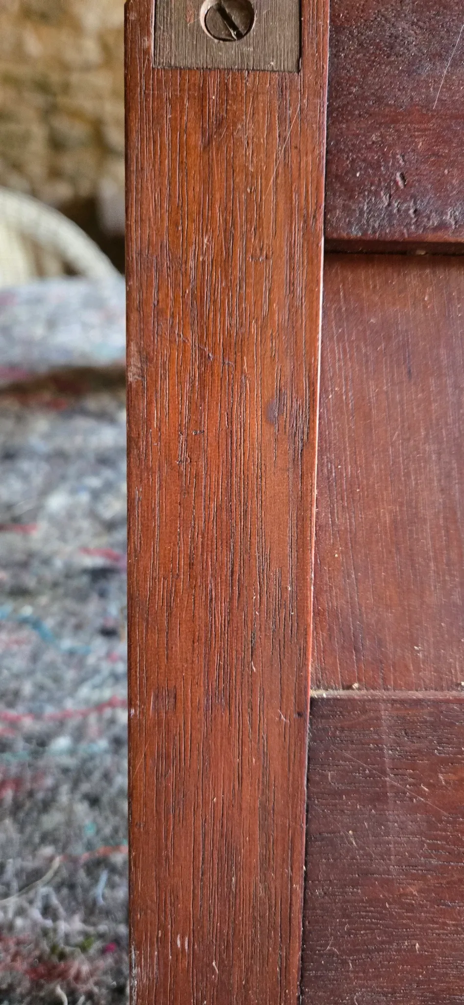 Entrance hall, mahogany coat rack