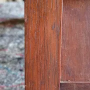 Entrance hall, mahogany coat rack