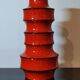 Vase XL west germany 267-48 glossy red ceramic