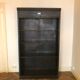 Industrial zipper cabinet in black metal