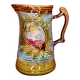 Wasmuel Belgian Barbotine Pitcher – 19th Century Art Nouveau – Decor M