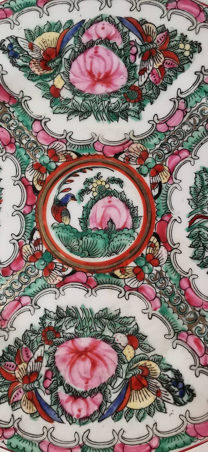 Old porcelain plate from china macau