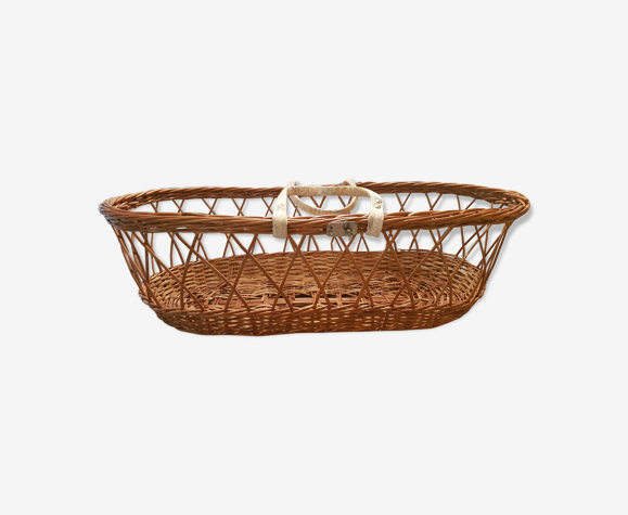 Couffin vintage osier