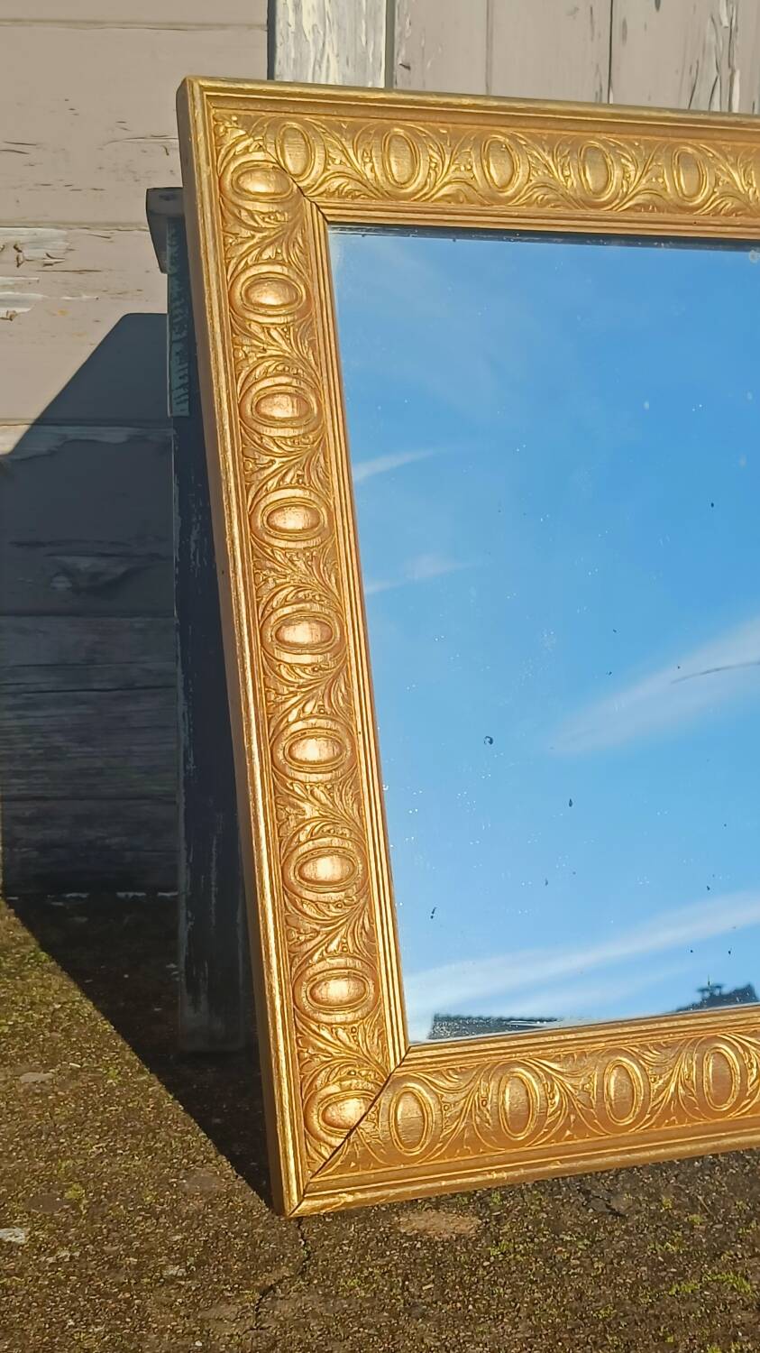 Antique gilded mirror