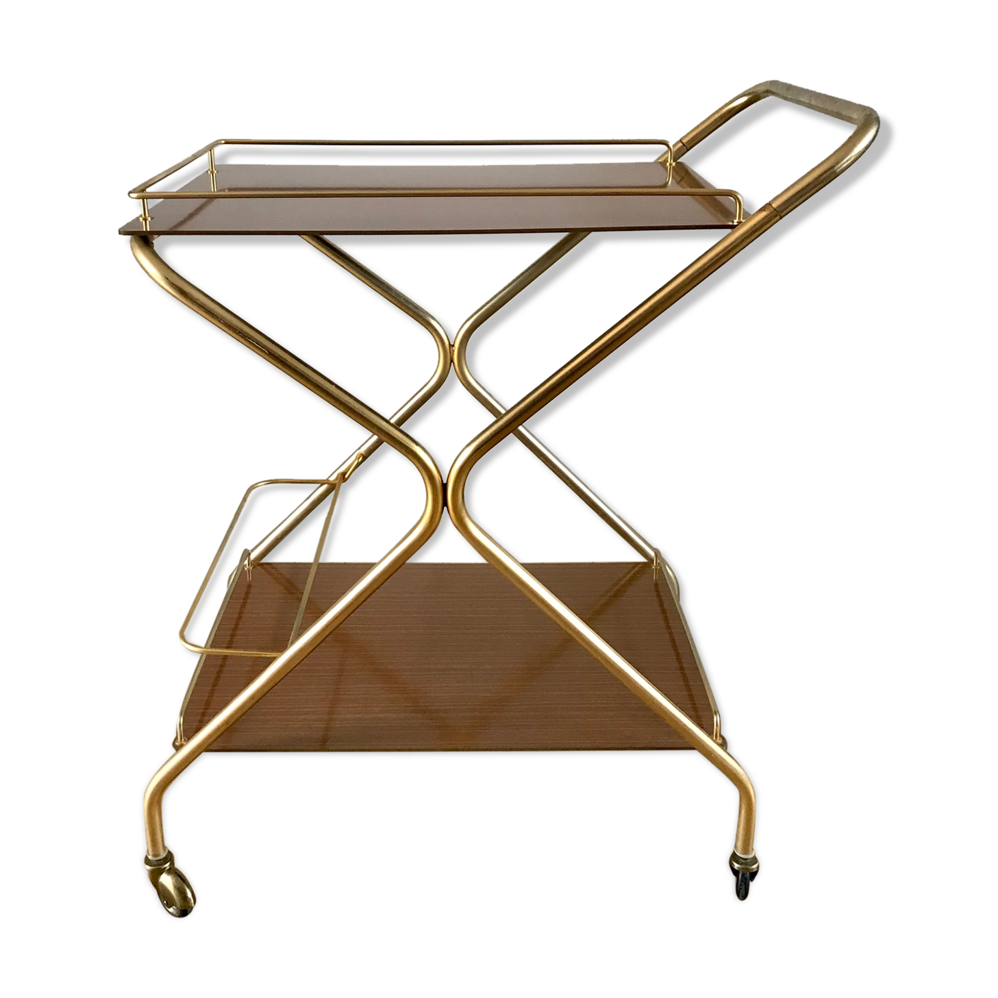 Design service in formica and brass 60s