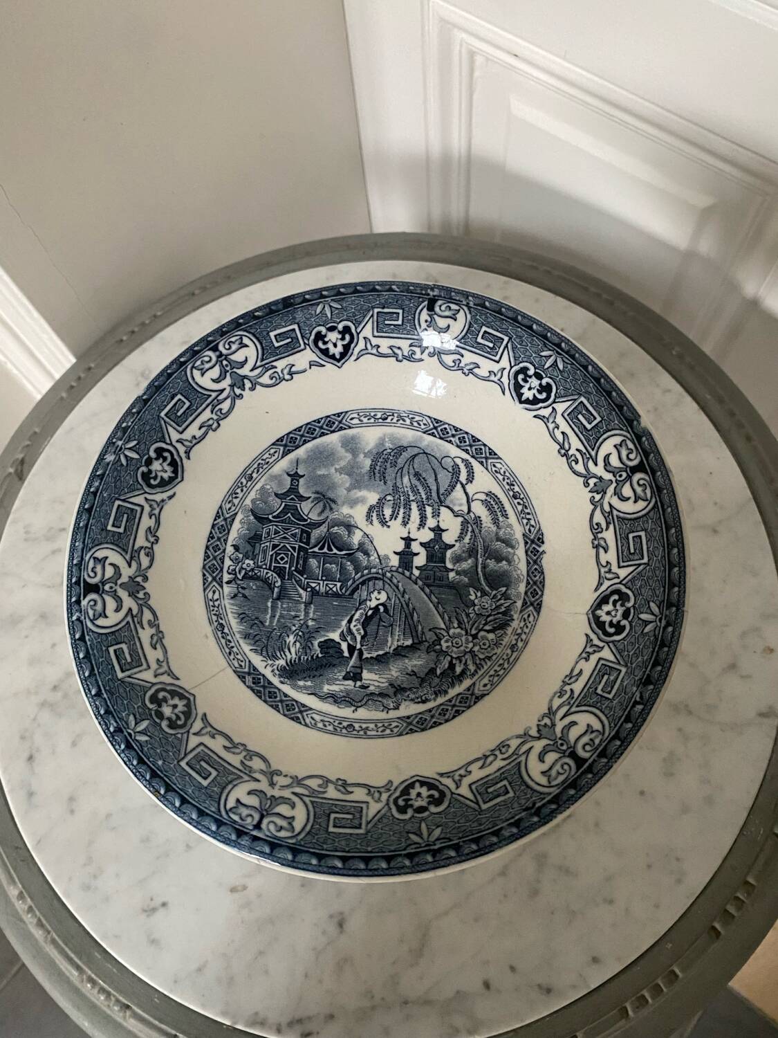 Yeddo fruit bowl from Sarreguemines