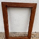 Gold colored wooden frame