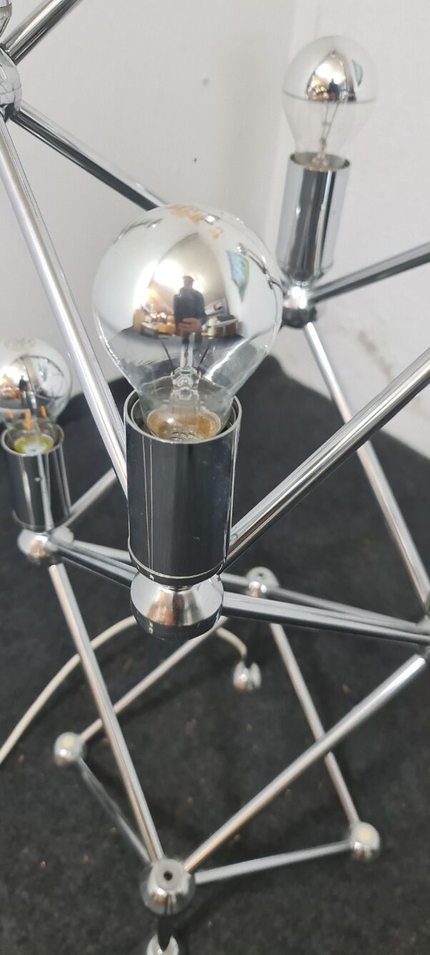 Vintage chrome floor light