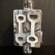 Brutalist ceramic sculpture by the artist Olisch.