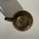 Indian mug in engraved gold metal with floral patterns H11