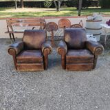 Pair of club chairs