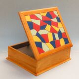Wooden boxes decorated with Catalan