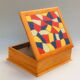 Wooden boxes decorated with Catalan