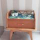 Bedside table revamped compass legs