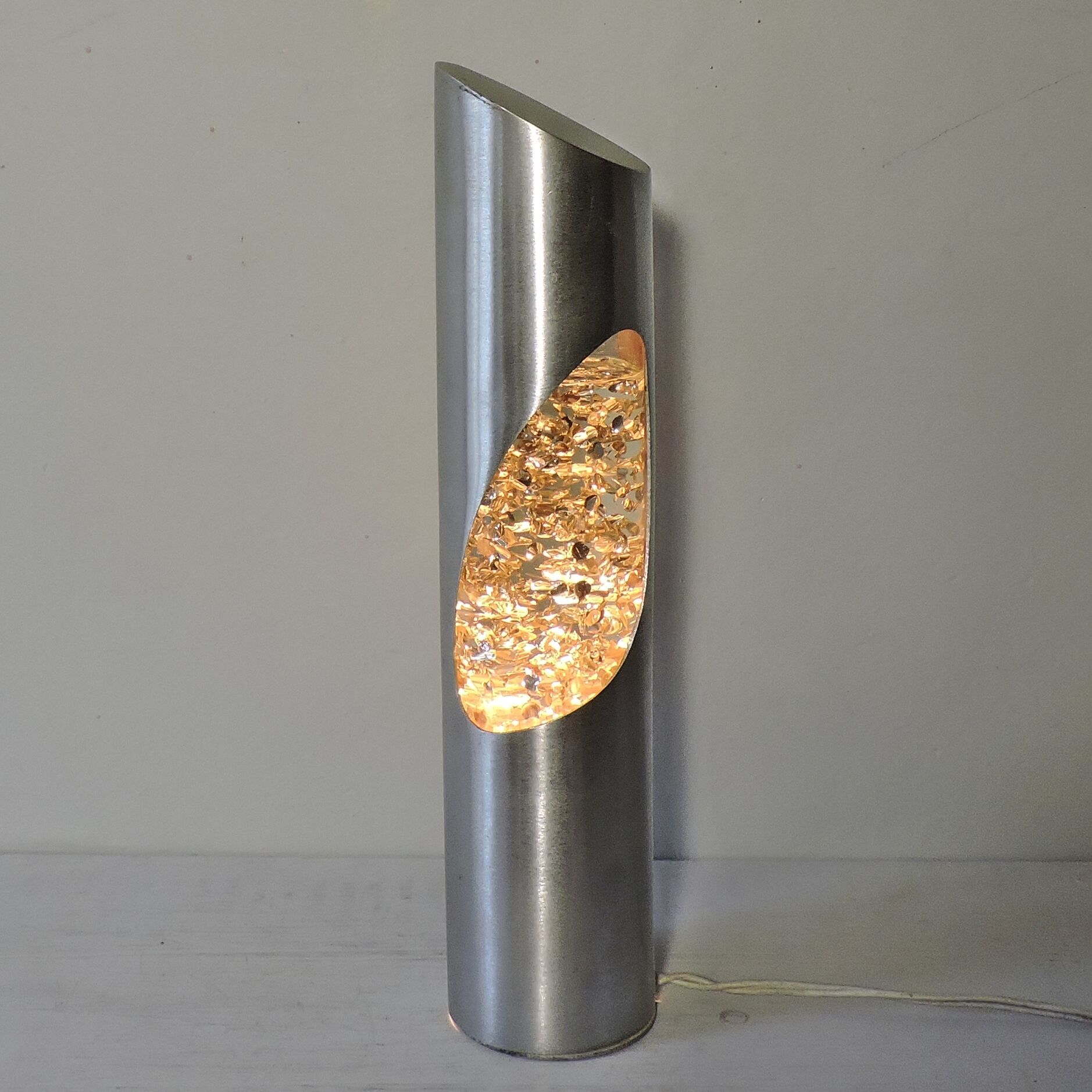 Vintage lamp glitter 70s