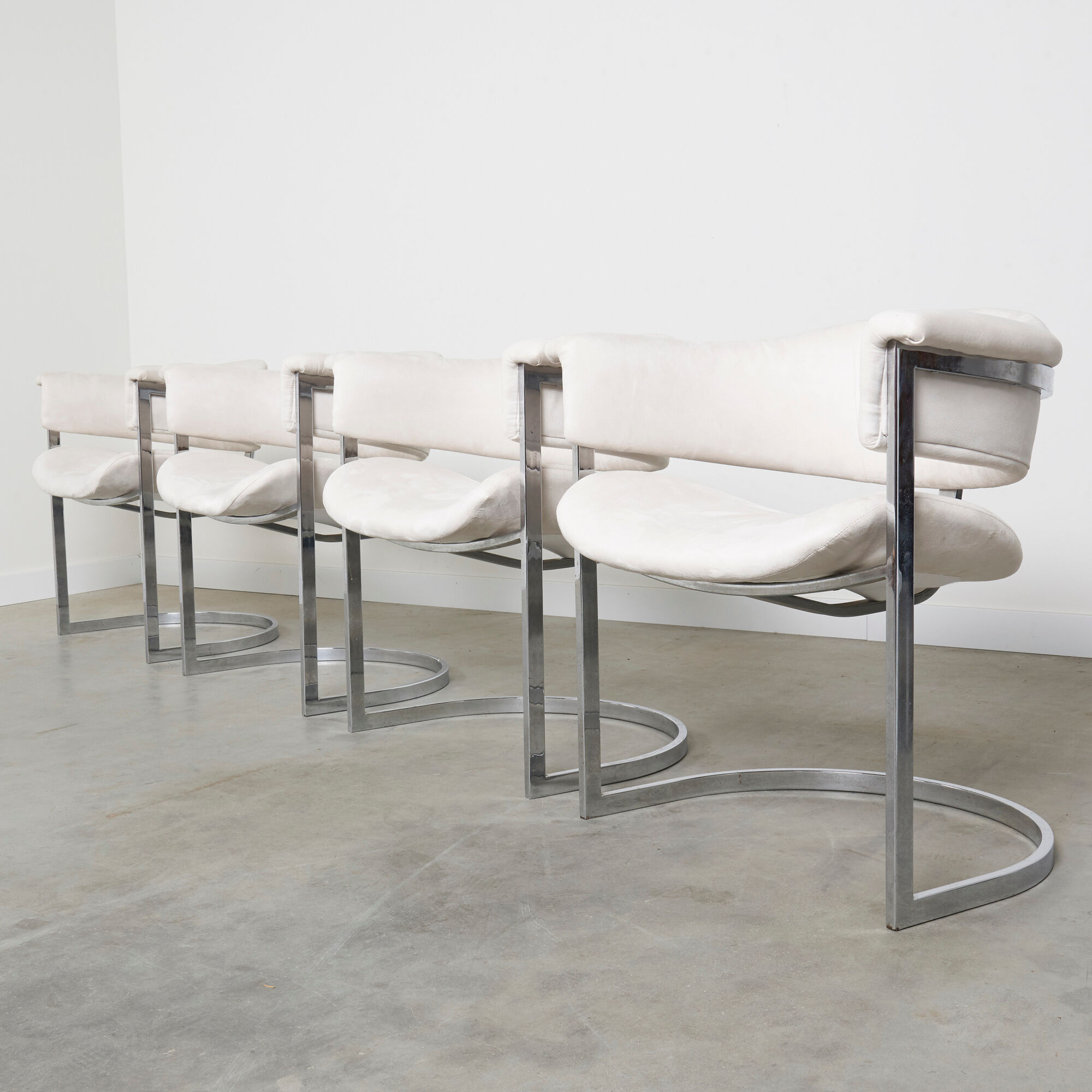 Set of 4 dining chairs by Vittorio Introini, Italy 1970s