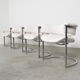 Set of 4 dining chairs by Vittorio Introini, Italy 1970s