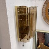 Wall lamp sconce in Hollywood Regency style, Sölken Leuchten, Germany, 1980
