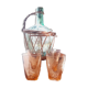 4 verres à eau bvb