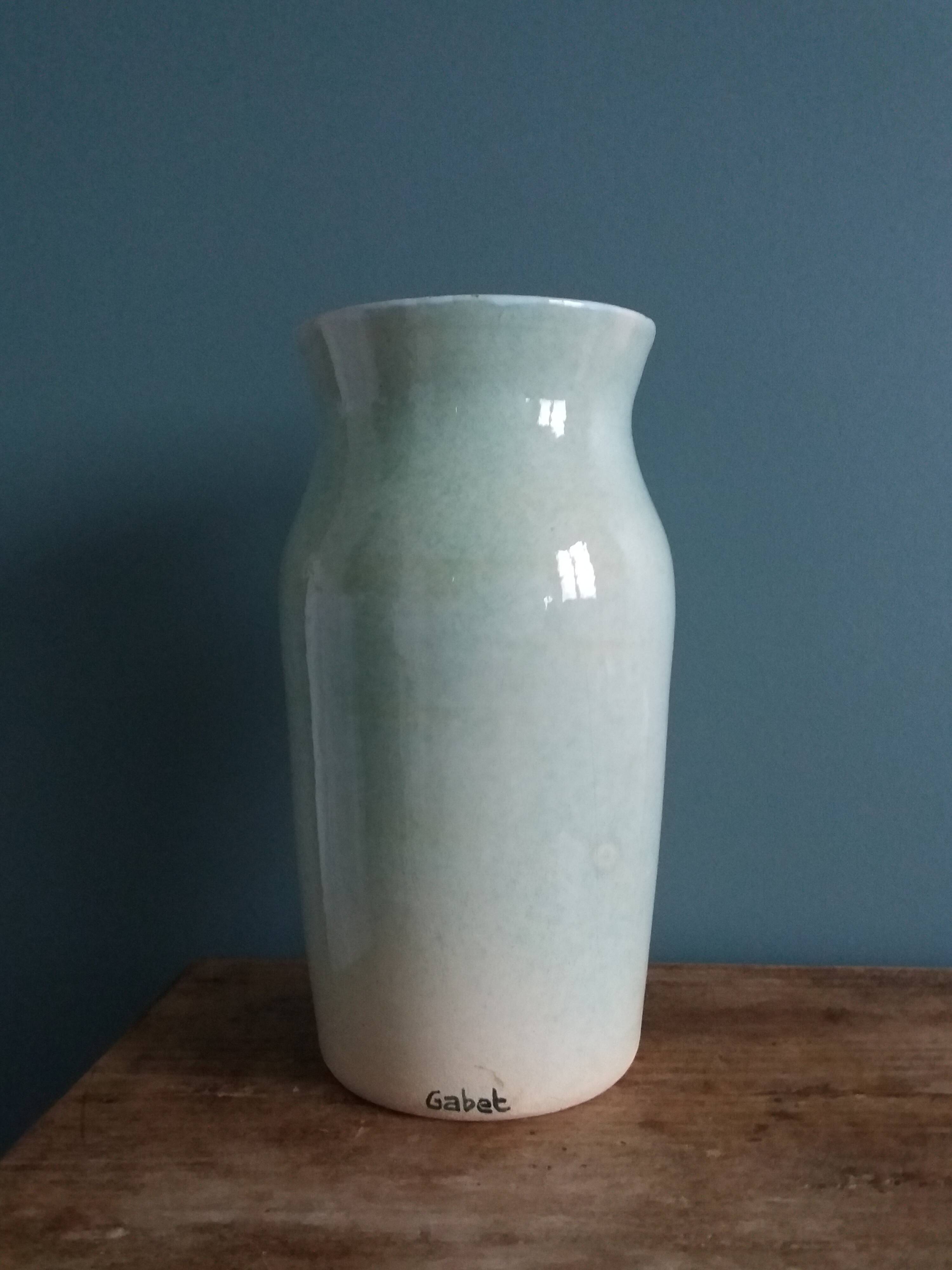 Vase signed Gabet