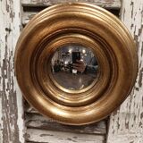 21 cm gilded convex mirror