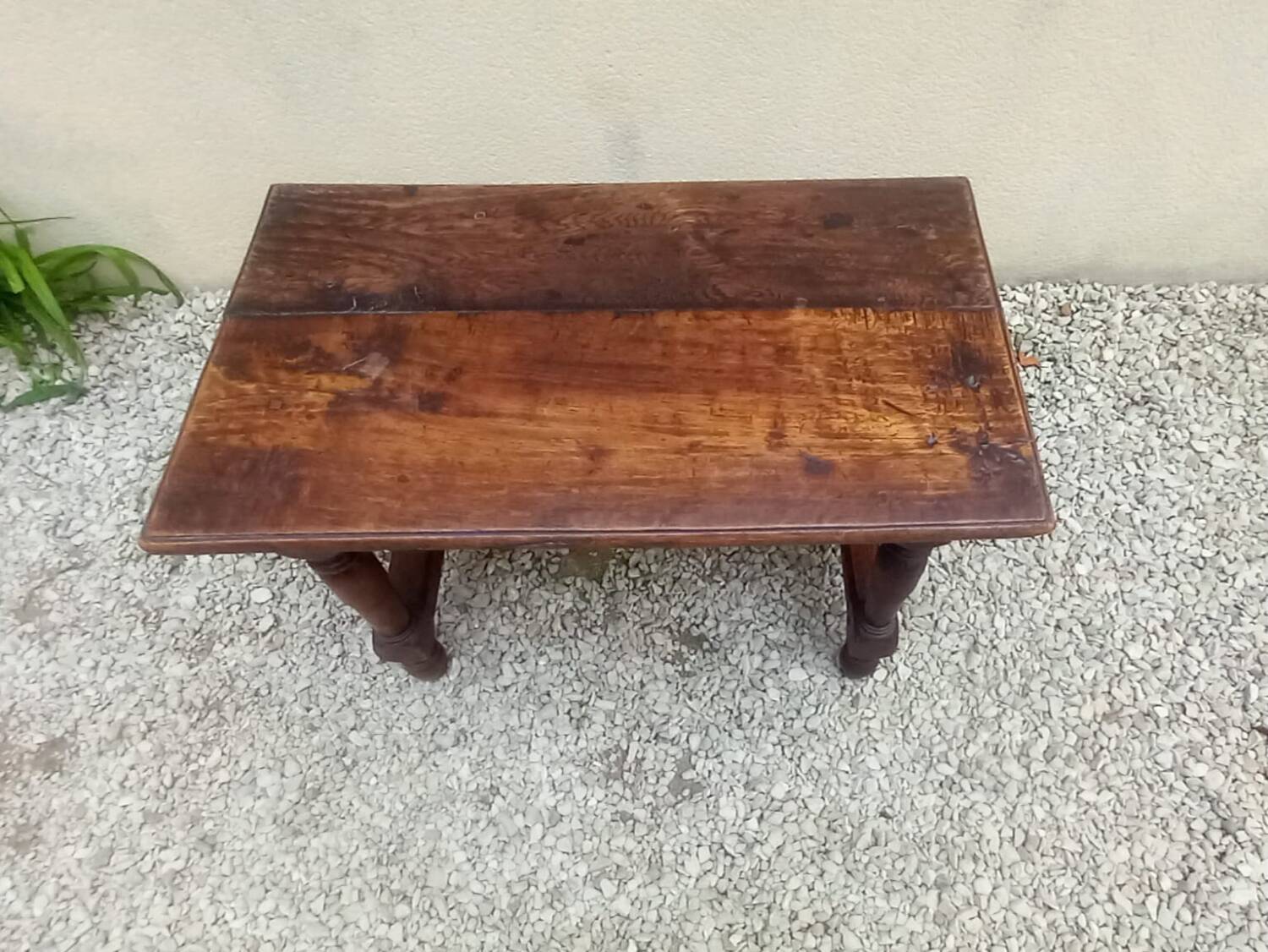 19th century oak coffee table