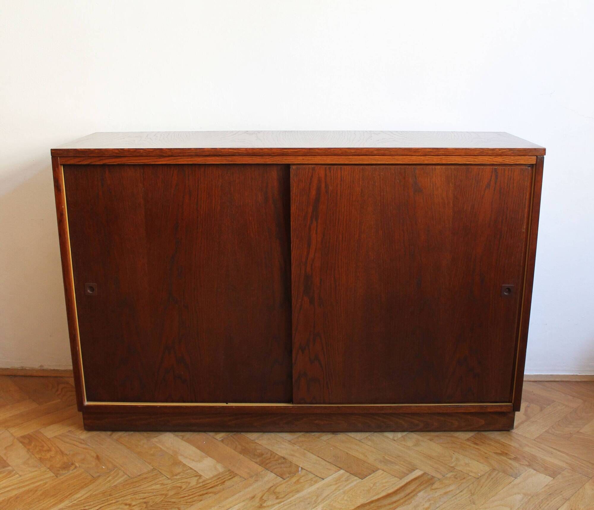 Vintage 1966 Czechoslovak Oak Sideboard by UP Závody