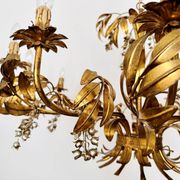 Stunningly Large Italian Hollywood Regency Chandelier by Hans Kögl