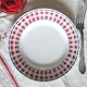 Mismatched antique earthenware dinner plates