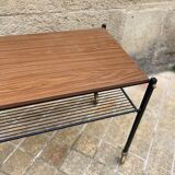 Vinyl row coffee table