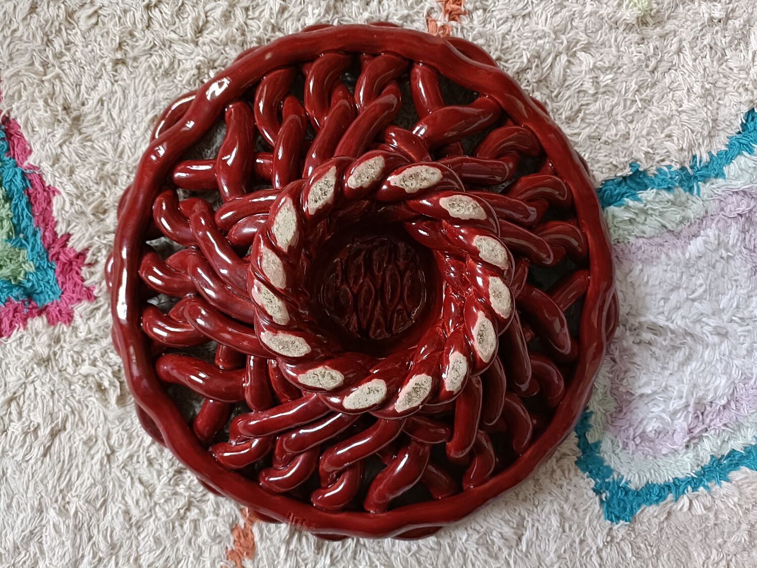 Braided Vallauris fruit basket