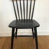 Black wooden chair