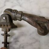 19th century cast iron door knocker, hand shape