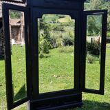 Dressmaker's cabinet with beveled triptych mirrors. (Mirror cabinet)