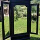 Dressmaker's cabinet with beveled triptych mirrors. (Mirror cabinet)