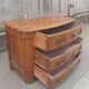 Commode en noyer massif, XVIIIème s.