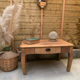 Solid wood coffee table