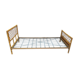 Bamboo and rattan bed