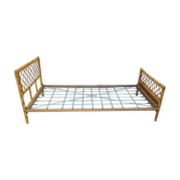 Bamboo and rattan bed