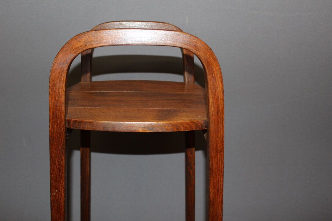 Sellette By Josef Hoffmann In Curved Wood