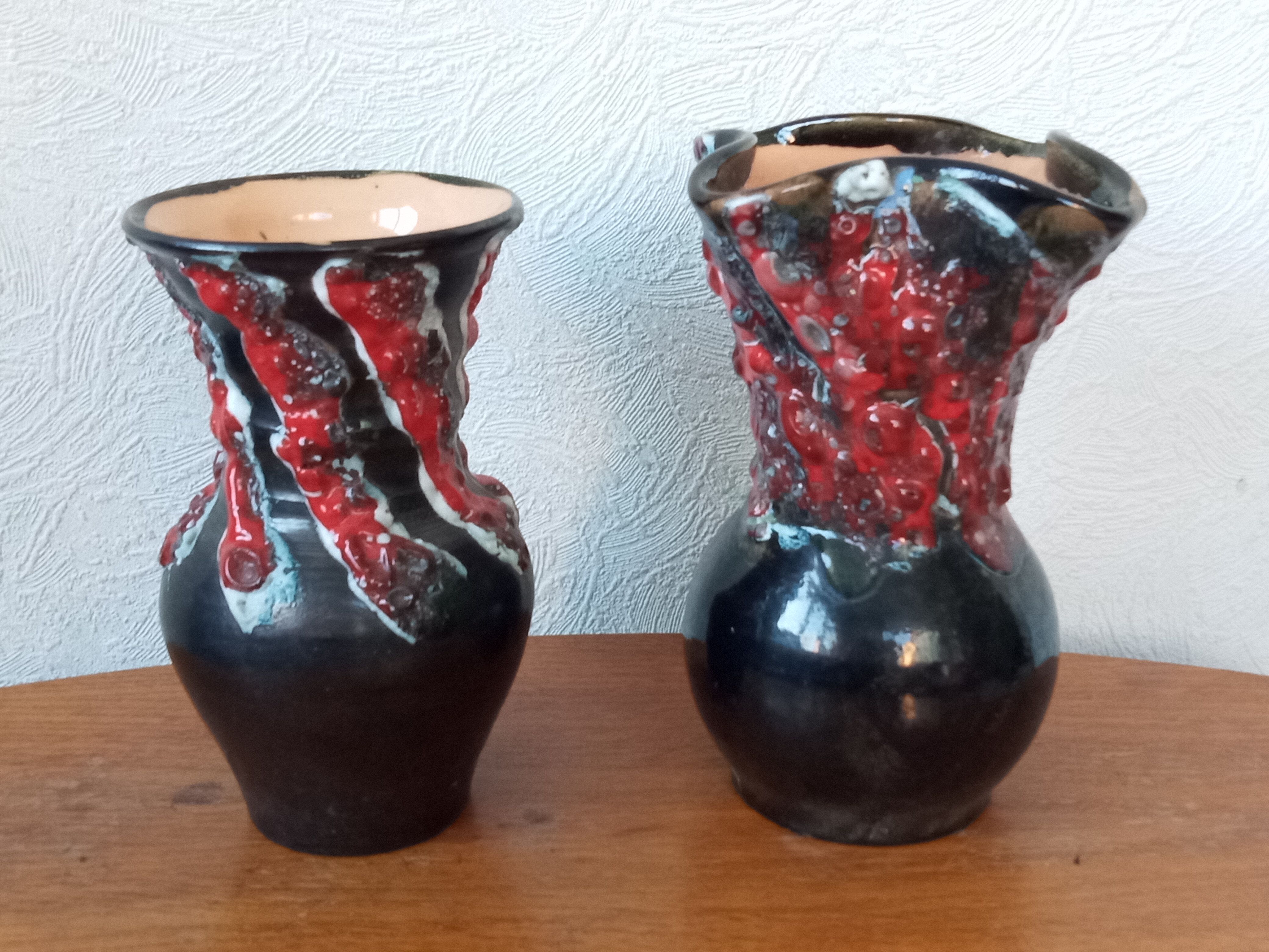 Duo de vases céramiques vintages