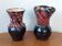 Duo of vintage ceramic vases