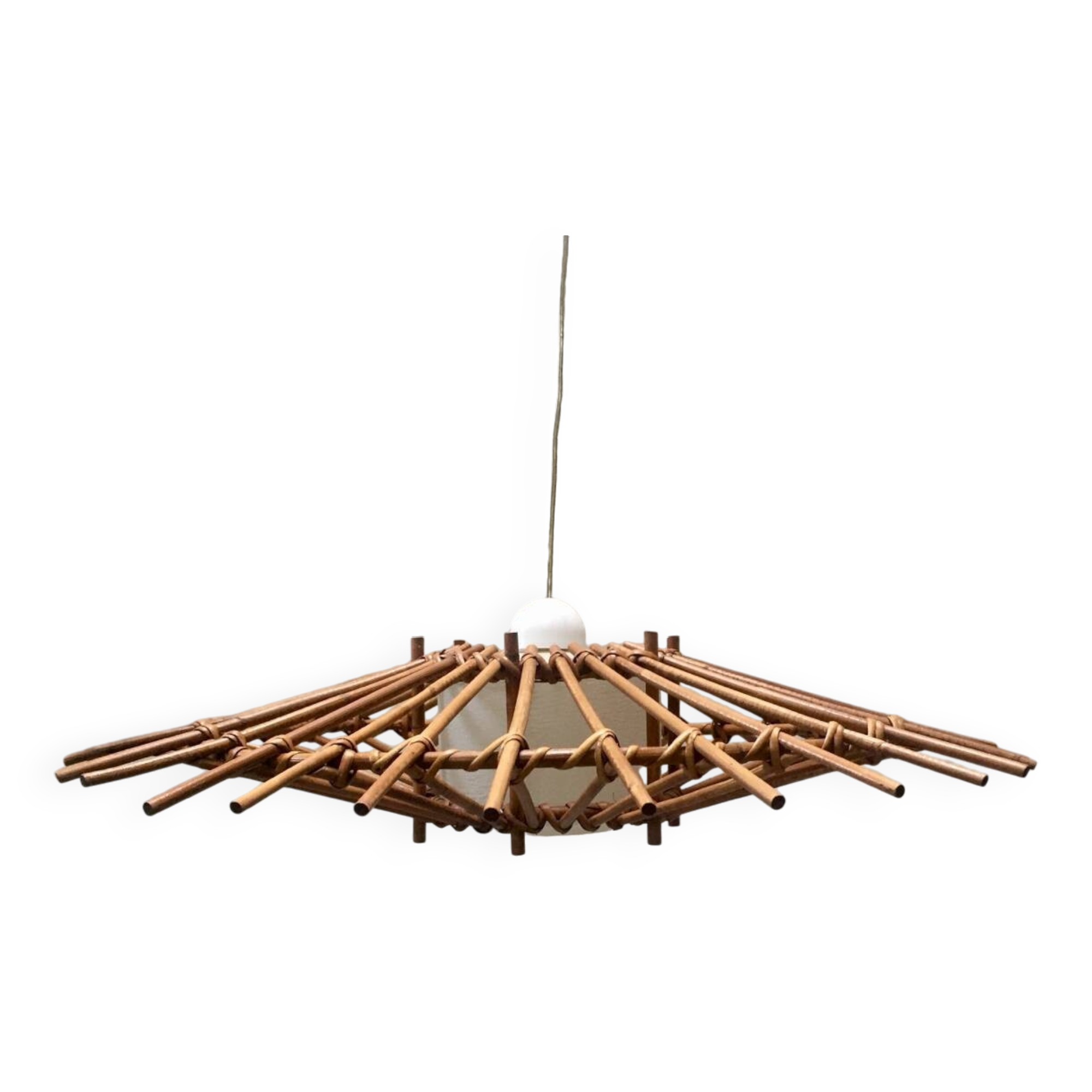 Rattan pendant light