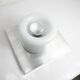 Ceiling light Doria Leuchten 1960, Germany, Alu Opaline + bulb