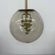 Doria Leuchten globe glass hanging lamp , 1970s
