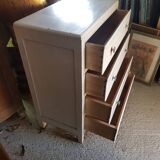White chest of drawers