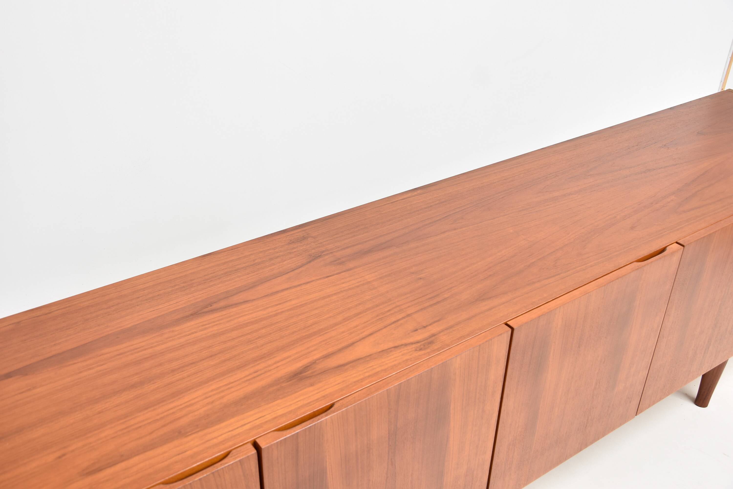 Large vintage Scandinavian teak sideboard – 1960s buffet