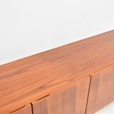 Large vintage Scandinavian teak sideboard – 1960s buffet